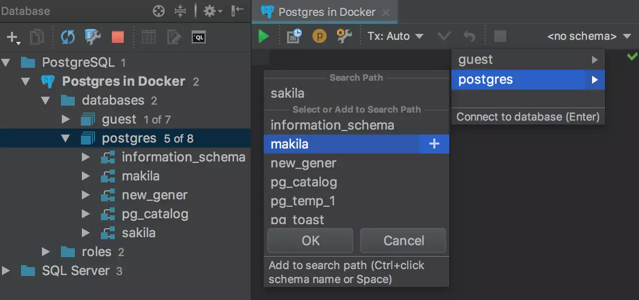 DataGrip 查询控制台使用方法_DataGrip 方案切换器功能详解_工具技巧DataGrip日志查看