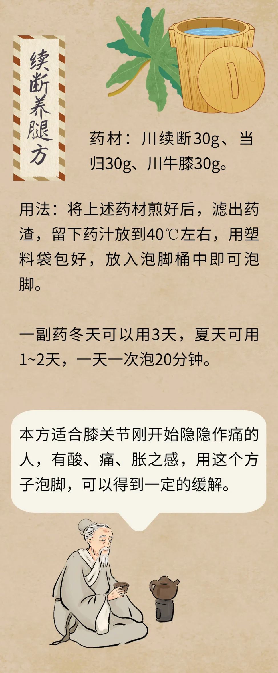 中医泡脚疗法_中医泡脚牛膝_膝盖疼痛中医泡脚方