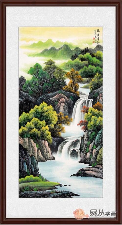 民间风水家居挂画风水_办公室挂画风水_山水画办公室挂画