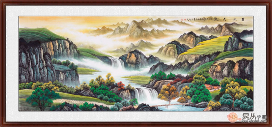 办公室挂画风水_山水画办公室挂画_民间风水家居挂画风水