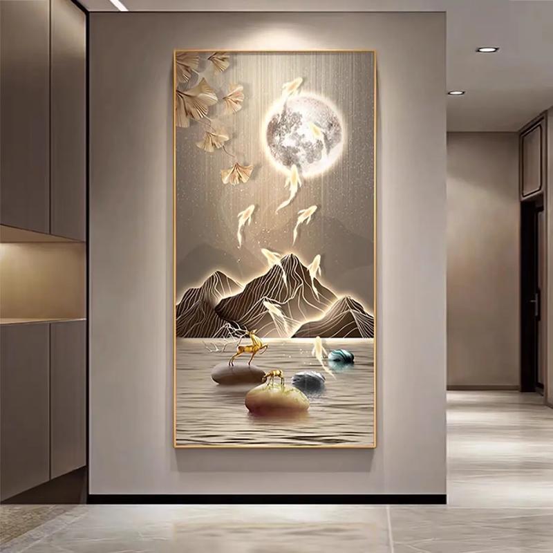 客厅挂风水画最吉位置_高档风水挂画选择原则_民间风水家居挂画风水