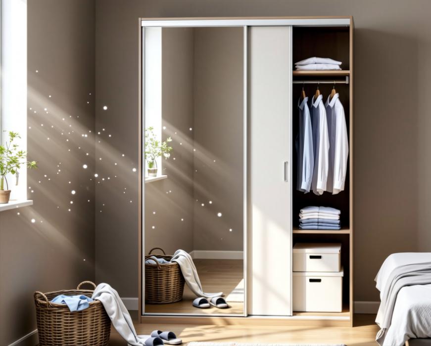 卧室衣柜推拉门VS平开门_小户型衣柜门选哪个好_民间风水卧室推拉门柜