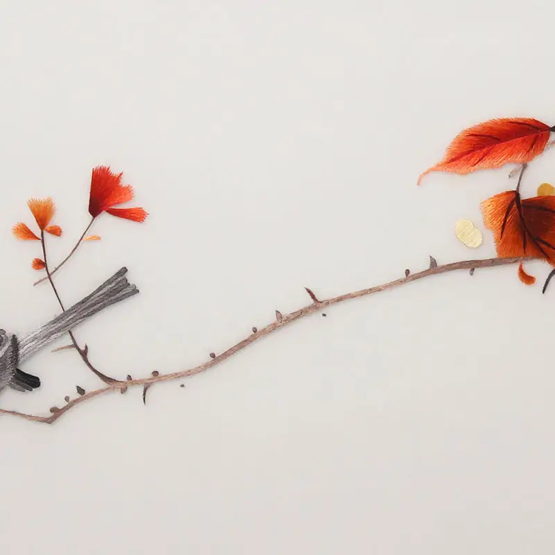 卧室装饰画手工刺绣鸿运当头_卧室挂画手工刺绣兰蕙齐芳_卧室挂画风水