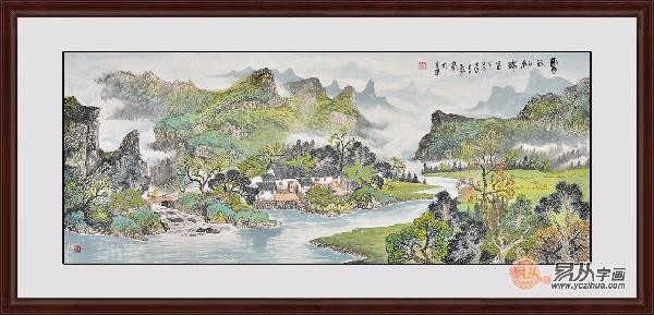 客厅挂山水画风水_山水画客厅挂画推荐_理性风水挂画选择风水学