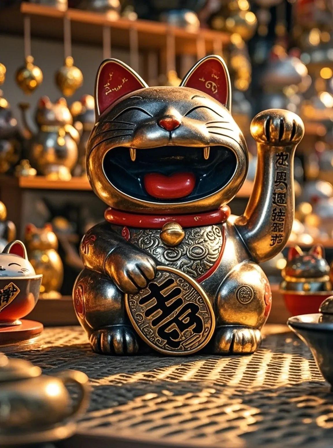 招财摆件_金蟾蜍招财_办公吉祥物风水学