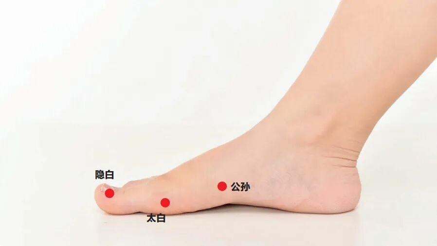 中医足阳明胃经穴位_补脾按摩方法_足太阴脾经穴位按摩