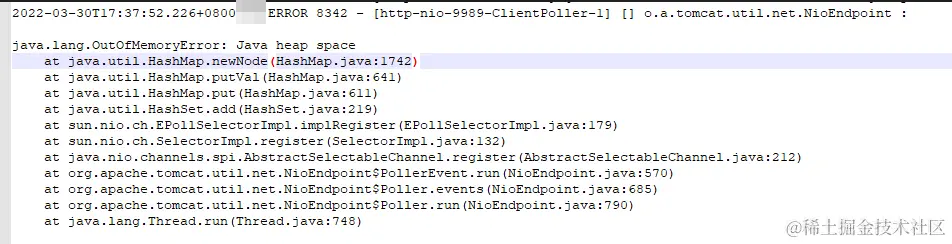 Tomcat Acceptor线程OOM处理_服务器Tomcat排查_Tomcat假死原因及解决方法