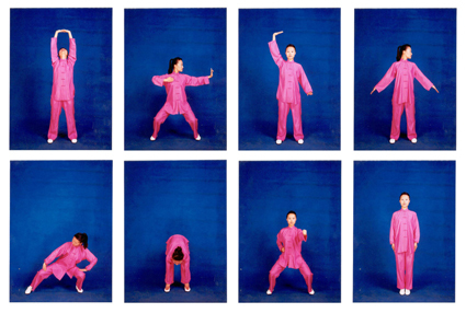 中医八段锦练习环境_健身气功八段锦调身调息调心_八段锦基本身型练习方法