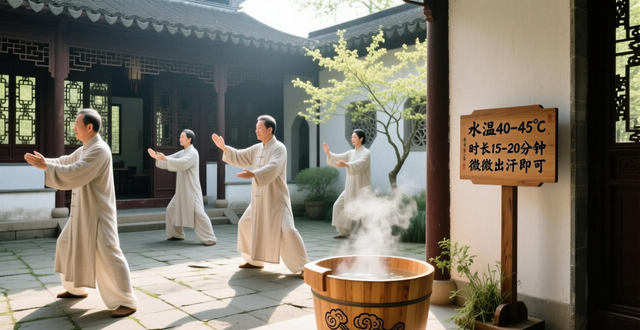 中医八段锦练习环境_春分八段锦活动_八段锦养生文化