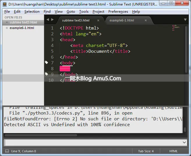 编程入门Sublime Text_ sub 前端工具 _sublime text 