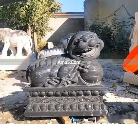 石雕貔貅风格演变_貔貅摆件工艺_传统与现代貔貅艺术