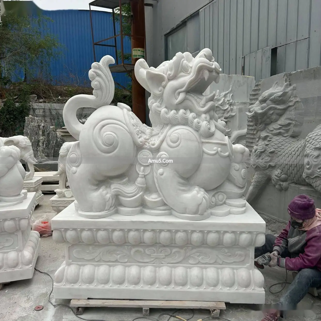 石雕貔貅风格演变_貔貅摆件工艺_传统与现代貔貅艺术