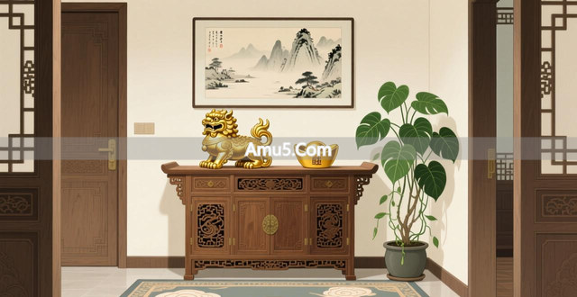 玄关风水摆件_玄关貔貅摆放风水学_招财玄关摆件