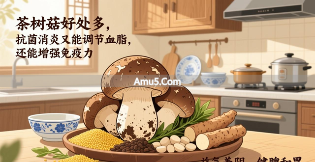 茶树菇食疗_茶树菇好处_茶树菇抗炎作用