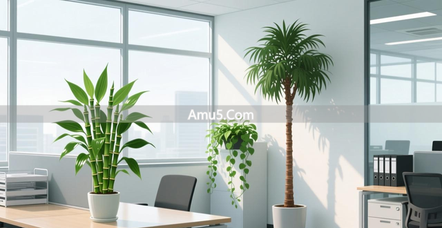 办公室绿植摆放_办公绿植风水学_富贵竹办公室摆放寓意