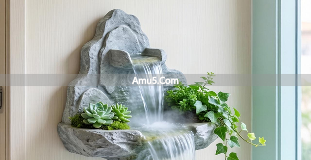 假山流水摆件风水布局_玄关装饰品选择_复式风水摆件摆放风水学