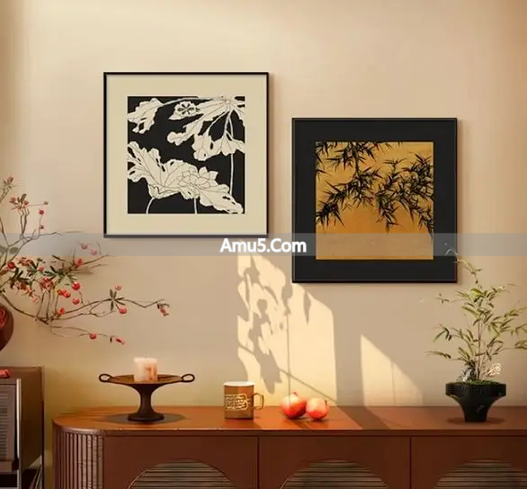 客厅山水画寓意_民间风水客厅挂画择图_家中挂画风水布局