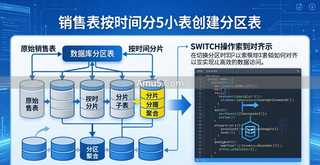 数据库分区表_按时间分割销售表_SQL Server分区表创建教程
