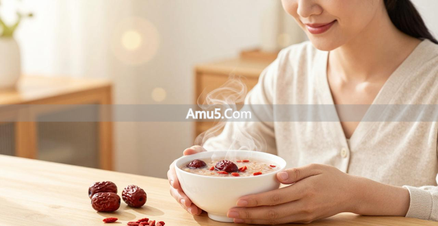 产后调理养生粥_红豆薏米黑米红枣粥_女性补血养颜粥