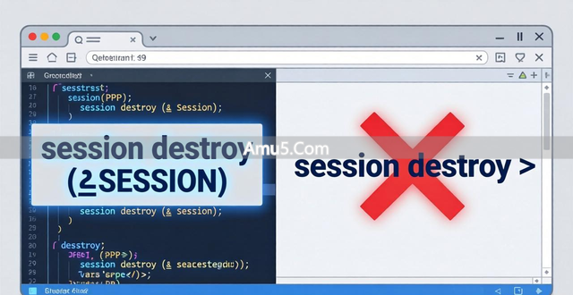 php unset删除会话参数错误解决_php session删除会话方法介绍_PHPsession_destroy销毁会话