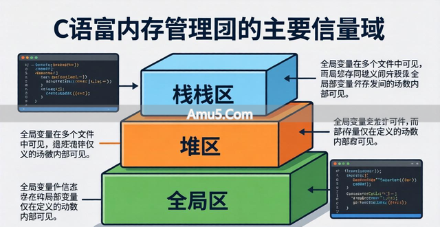 C语言内存分区_C语言动态内存释放free函数_C语言内存管理