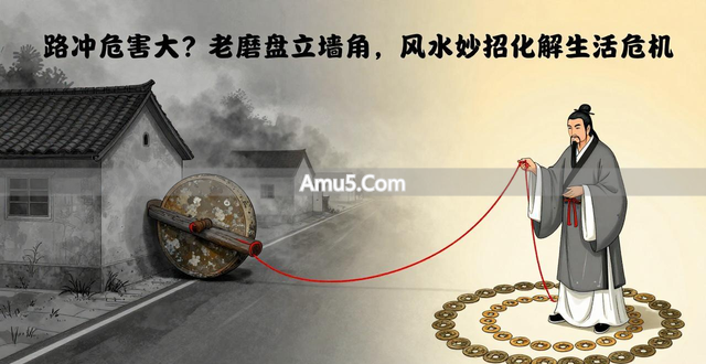路冲风水 磨盘挡煞 民间生存智慧_风水误区路冲化解风水学