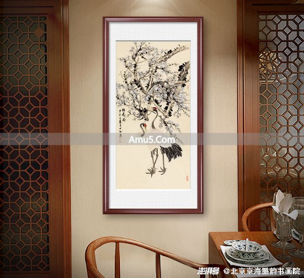 字画如何悬挂与摆放 _ 家中挂字画风水 _ 富山居图客厅挂画风水