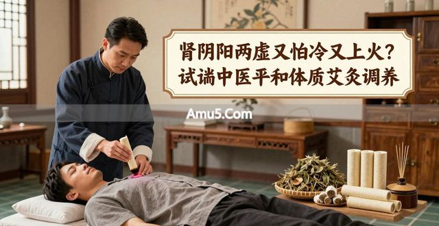 中医平和体质艾灸 _ 肾阴阳两虚 肝肾同调 中医体质调理