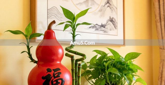 风水摆件搭配中国结摆放风水学 _ 福字挂饰玄关作用 _ 玄关吉祥物摆放