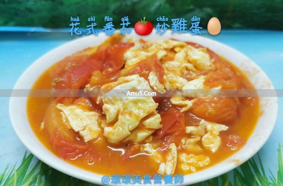 新鲜番茄炒鸡蛋做法 _DIY 营养健康家常菜 _ 番茄炒蛋食疗菜谱