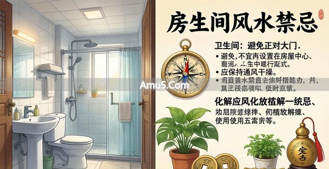 卫生间风水禁忌化解 _ 厨房卫生间门对冲风水处理 _ 房子卫生间风水禁忌