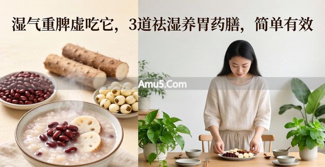 春季祛湿养生药膳 _ 春季湿气重脾虚食疗方 _ 山药薏米芡实粥祛湿健脾