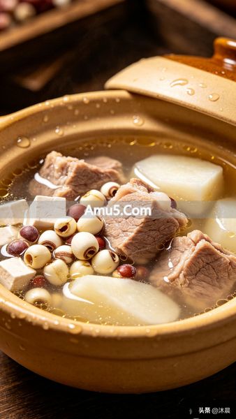 山药芡实茯苓瘦肉汤做法 _ 春季祛湿健脾汤 _ 春季祛湿养生药膳